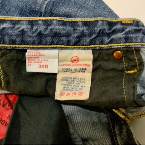 AG Adriano Goldschmied The‎ Club Size 30R Bootcut Medium Wash Jeans - Picture 6 of 6